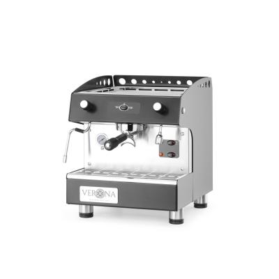 Kávovar Romeo Easy 1 pákový, poloautomatický, černý, Verona, 230V/1800W, 375x530x(H)485mm | 207598